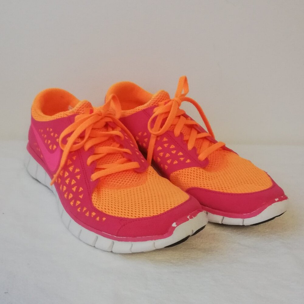 Nike Pink & Orange Women's Size 9 - Picture 4 of 13